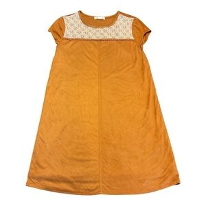 ❤️3/$15 Taylor & Sage Orange A-Line Dress Cap Sleeve
